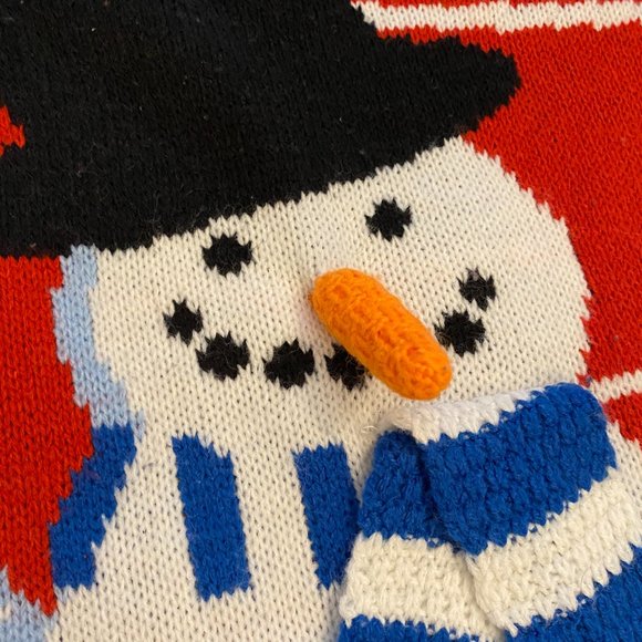 Christmas Sweater (Ugly or maybe not so Ugly!) Snowman 2D Men Small - Picture 5 of 7